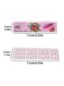 1pc 33pcs/Box Of Fruit Flavored Smoking Paper, Handmade Cigarette Paper, Aromatic Smoking Paper, Smoking Accessories, An Excellent Gift For Smokers