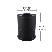 1 Pc Universal Automobile Ashtray, Portable Car Ashtray, Vehicle Cigarette Ashtray, Ash Tray, Indoor Compact Smokeless Cigarette Ashtray, Smoking Accessories, Back To School Supplies
