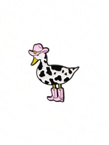 1pc Creative Cartoon Duck Decorative Brooch Pin, Suitable For Backpacks, Clothes, Hats, Accessories, Great Gift For Friends