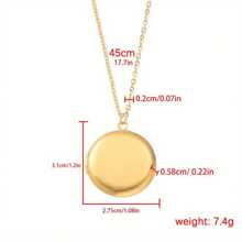 1PC Personalized Image Locket Necklace, Custom Engraved Locket Necklace For Women, Pictures Polished Lockets Necklaces, Personalized Necklace, Memorial Jewelry,Mother's Day Gifts For Mom Grandma, Anniversary Gifts For Wife Girlfriend, Bridesmaid Proposal Gifts, Birthday Gifts For Women Girls, Valentine's Day Gifts For Her - Multicolor - View 2