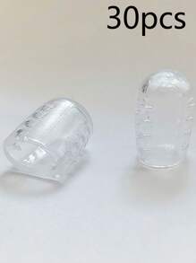 2/10/20/30/50/100 pezzi Protezione per le dita dei piedi in silicone traspirante, separatore e cuscinetto per le dita dei piedi, copridita in silicone, traspirante, assorbente, anti-attrito, trasparente, impermeabile, resistente agli urti, adatto sia per uomo che per donna