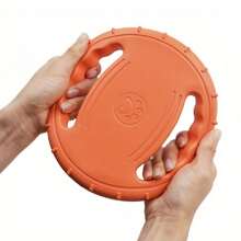 1 szt. antypoślizgowy latający dysk dla psa - silikonowa zabawka dla psa, która nie gryzie, interaktywne, zabawne akcesoria dla psów do szkolenia szczeniąt, zabawki do gryzienia, puzzle dla zwierząt - Wielokolorowe - Zobacz 12