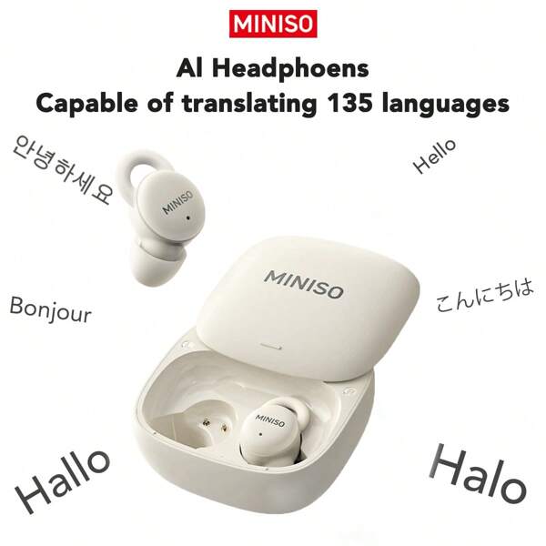 Miniso 10 auricolari senza fili per il sonno con riduzione del rumore, comodi e adatti per i dormitori sui lati, con connettività senza fili 5.4 per suoni infiniti, ideali per gli insonni