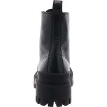 Balenciaga Strike Womens Leather Lace Up Combat & Lace-Up Boots - màu đen - Xem 5