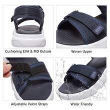 CAMEL CROWN Women's Walking Sandals, Summer Sports Sandals, Water Shoes, Beach & Casual Travel Outdoor - Blue - View 5