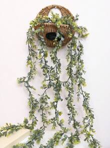 1 件/3 件人造黄杨花环，68.9 英尺绿色藤蔓，假塑料悬挂植物，无需电力，非常适合婚礼、家庭聚会、派对墙壁装饰 - 綠色 - 查看 6