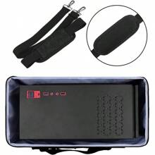 Double-Layer Carrying Case For Computer Tower, Desktop Computer Travel Storage Tote Bag For PC Chassis, Keyboard, Cable And Mouse, Headphone, Bag Only, Black - 1 - View 2