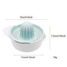 Manual Portable Citrus Juicer Orange Lemon Squeezer Manual Press Fruit Squeezer Kitchen Accessories Multifunction Orange Juicer - Baby Blue - View 7
