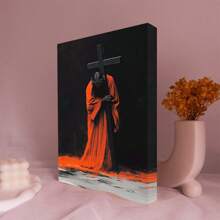 1pc The Resurrection,Easter,Religious Gift, Easter Gifts,Digital Printable Art, Religious Gift,Digital Print,Ideal Gift For Bedroom Living Room Corridor, Wall Art, Wall Decor, Room Decoration,Desktop Decoration,Water Proof Uitable For Bedroom, Living Room, Study Room, Hotel Bar, Corridor, Waterproof Mural