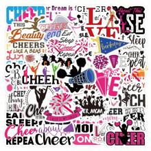55Pcs Senior 2025 Festival Celebrates Craft Supplies & Stickers, 60pcs Cartoon Cheerleading Dance Gymnastics Graffiti Waterproof Stickers, Team Games Art Activities Scrapbook Stamps/Stickers, Anime Posters, Holiday Decors, Fashion Love For Gifts Phones Laptops Notebooks, Handmade Art Decorations Room Decor Home Decor Wall Decor Bathroom Decor Bedroom Decor Room Decoration Stuff Living Room Decor House Decor Home Decor Living Room Wall Paper Personalised Stickers