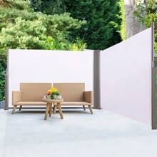 Retractable Side Awning Outdoor Patio Privacy Shade Divider Waterproof