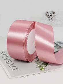 Silk Ribbon For DIY Crafts, Wedding Decor, Flower Arrangements, Cake Box Decorating, Car Decoration, Red Woven Ribbon, Rose Widths 0.6cm/1cm/4cm, Valentine Day - Multicolor - View 3