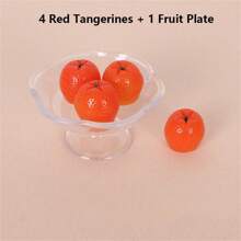 1 套逼真树脂微型橙树水果展示模型配件 - 彩色 - 查看 12