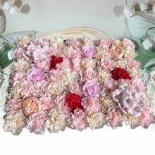 20x Artificial Rose Flower Hydrangea Wall Panel Wedding Party Decor Background - 1 - View 6