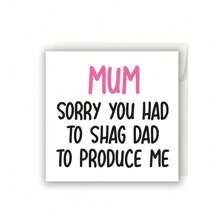 有趣的母亲节贺卡、有趣的生日贺卡、母亲节贺卡、送给妈妈的贺卡、有趣的贺卡、妈妈贺卡、送给妈妈的纪念礼物