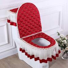 Toilet Lid Set, Including Toilet Lid, Toilet Lid And Toilet Lid.