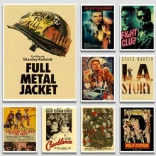 1 pièce Affiche d'art mural sans cadre, impression sur canevas haute qualité d'un film classique. Affiche de série de films anciens, œuvre murale vintage pour décoration de bar, salon, cinéma familial, populaire