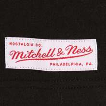 Mitchell & Ness Lifestyle Kurzarm Rippstrick-Rundhals-T-Shirt TMN13S39-BLK, unisex