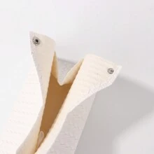 1pc Leather Tissue Box Waterproof Kitchen Accessories,Decorative Tissue Box,Napkin Holder For Table,Tissue Box Bathroom
