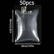 50pcs Inflatable Air Bubble Bags For Packaging, Cushion Boxes And Bags, Air Cushion Bags, Shoe Stuffing Bags, Storage Protective Bags, Transportation Protective Bags - White - View 17