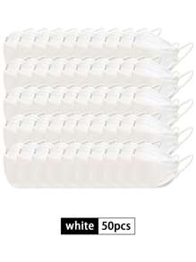 10 件/30 件/50 件 KF94 一次性口罩，彩色 3D 鱼型口罩，4 层防护口罩，适用于成人男女