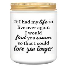 周年纪念、生日、圣诞节礼物，适合他、她、丈夫、男朋友、妻子、女朋友 - 男朋友丈夫礼物、妻子礼物、女朋友礼物 - 丈夫男朋友生日礼物 - 香薰蜡烛 - 彩色 - 查看 29