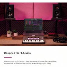 Novation FLkey Mini - Portable 25-Key USB MIDI Keyboard Controller With FL Studio Integration For Music Production - FLKeyMini - View 2