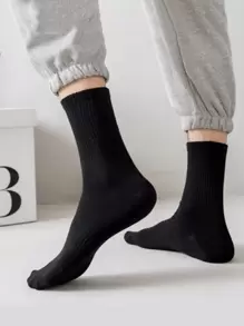 5 Paar/10 Paar/15 Paar/20 Paar dicke Herren Winter Socken, modisch, lässig, bequem, atmungsaktiv, geruchshemmend, für Outdoor Sport, Laufen, Fitness, Kompressions Kniestrümpfe, Business Lässig Urlaub schwarze Röhrensocken