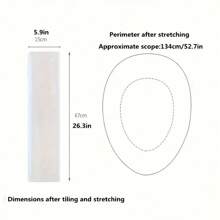 10pcs/30pcs/50pcs Disposable Toilet Seat Cover, Travel Toilet Seat Pad, Portable Disposable Toilet Seat Cover For Outdoor, Hotel, Hospital, Public Restroom (Individually Packed) - Multicolor - View 6