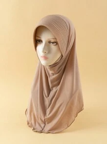 1件装女士轻薄星形图案软边头巾，时尚百搭，可作颈套或头巾，防晒，适合春夏连衣裙搭配。 - 彩色 - 查看 2