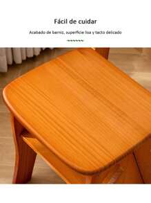 2 En 1 Sillas Para Sala +escaleras De Tijera Plegables - Marrón - Ver 9