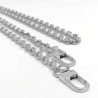 1 件不同尺寸的金属带 - 多功能 O 型链替换件，适用于斜挎包、单肩包 - 女士钱包链 DIY 配件礼物