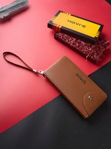 多功能时尚商务手拿包，轻便多卡槽大容量拉链年轻人钱包情人节礼物情人节男士礼物情人节假期学校运动生活男士钱包夏季夏包春假包礼品包包手提包