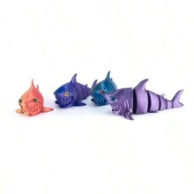 2025 New Year Bestselling 3D Printed Ocean Animal Moray Eel & Seaweed Movable Joint Toy Decor Ornament Crafts