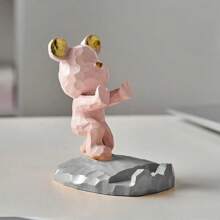 1pc Cute Bear-Shaped Phone Holder, Compatible With Smartphones And Tablets, Suitable For Desk, Bedside, Living Room, Study, Bedroom, Gift