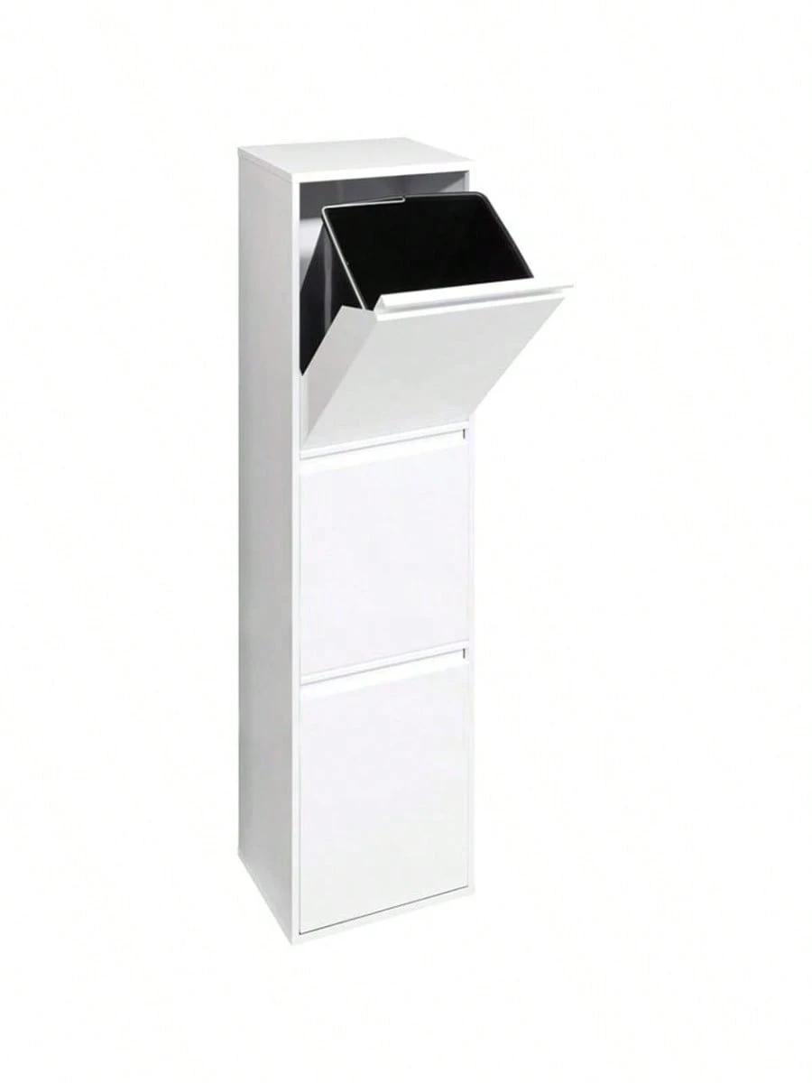 ARREGUI Basic CR306-B Cubo De Basura Y Reciclaje De Acero De 3 Cubos Mueble De Reciclaje 3 X 17 L 51 L Negro 83634763