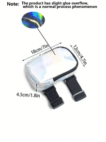 1-3 件彩色全息大腿包 - 手机支架节日包 男女通用 - 彩虹色脚踝包 - 反光狂欢节包 运动包 运动包 防水包 假日海滩旅行度假手机壳 防水手机壳 手机包 夏季游泳包 游泳度假海滩