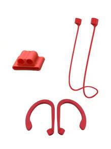 4pcs Wireless Earphone Anti-Loss Silicone Lanyard Set, Earphone Anti-Drop Essentials Summer Travel Essentials Workout School Supplies Camping Holiday Essentials Vacation Accessories Travel Accessories Cruise - Multicolor - View 19