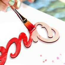 Un conjunto de decoraciones para el cuarto del bebé, letreros de madera en inglés con la frase "Érase una vez" para el dormitorio, la sala de estar y la decoración suave del hogar