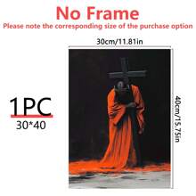 1pc The Resurrection,Easter,Religious Gift, Easter Gifts,Digital Printable Art, Religious Gift,Digital Print,Ideal Gift For Bedroom Living Room Corridor, Wall Art, Wall Decor, Room Decoration,Desktop Decoration,Water Proof Uitable For Bedroom, Living Room, Study Room, Hotel Bar, Corridor, Waterproof Mural