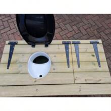 Range Designs Urine Separator For Compost Toilets | Complete Urine Drter | Made In UK - White1 - View 8