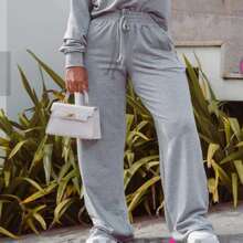 Super Stylish, Modern And Elegant Sweatshirt Pants. - 灰色 - 查看 3