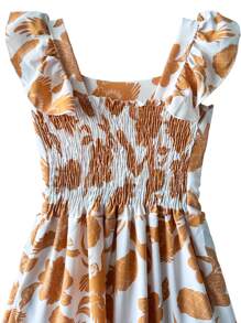 YOUTH DRESS TRES MARIAS PRINTS - SIZE 10 TO 16 - 鏽棕色 - 查看 5