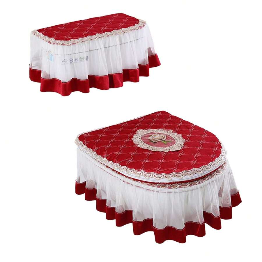 Toilet Lid Set, Including Toilet Lid, Toilet Lid And Toilet Lid.
