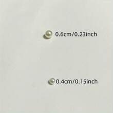 1000/2500pcs No-Hole Faux Pearl Beads For DIY Crafts, Jewelry, Vase Fillers, Table Scatter, Wedding Decoration, Ivory Undrilled Craft Pearls Home Decor Room Decor Flower Vase Glass Vase