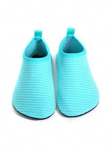 Charming Lake Blue Kids Water Shoes For Kids, Non-Slip, Anti-Scratch, Rapid-Dry And Convenient