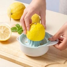 Manual Portable Citrus Juicer Orange Lemon Squeezer Manual Press Fruit Squeezer Kitchen Accessories Multifunction Orange Juicer - Baby Blue - View 3