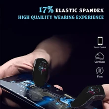 Dedeiras para Gaming Móvel em Padrão de Nave Espacial, Fibra de Carbono e Prata, Material Extremamente Fino, Dedeiras para Controle de Jogo, Dedos e Polegares, Tela Sensível ao Toque Sem Costura, Antitranspirante e Respirável