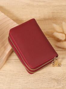 勃艮第包 Charry 红色包 酒红色包 复古双拉链 多功能零钱包 多卡位卡片收纳袋 轻便 马利斯特 时尚 现代 周年纪念 圣诞节 情人节 生日礼物 送给爱人的礼物 送给女孩 送给女士 女包 学校用品 学校 宿舍和返校 卡夹 卡夹 钱包 名片夹 信用卡夹 女士卡夹 女士钱包 迷你钱包 钱包 卡包 - 酒紅色 - 查看 4