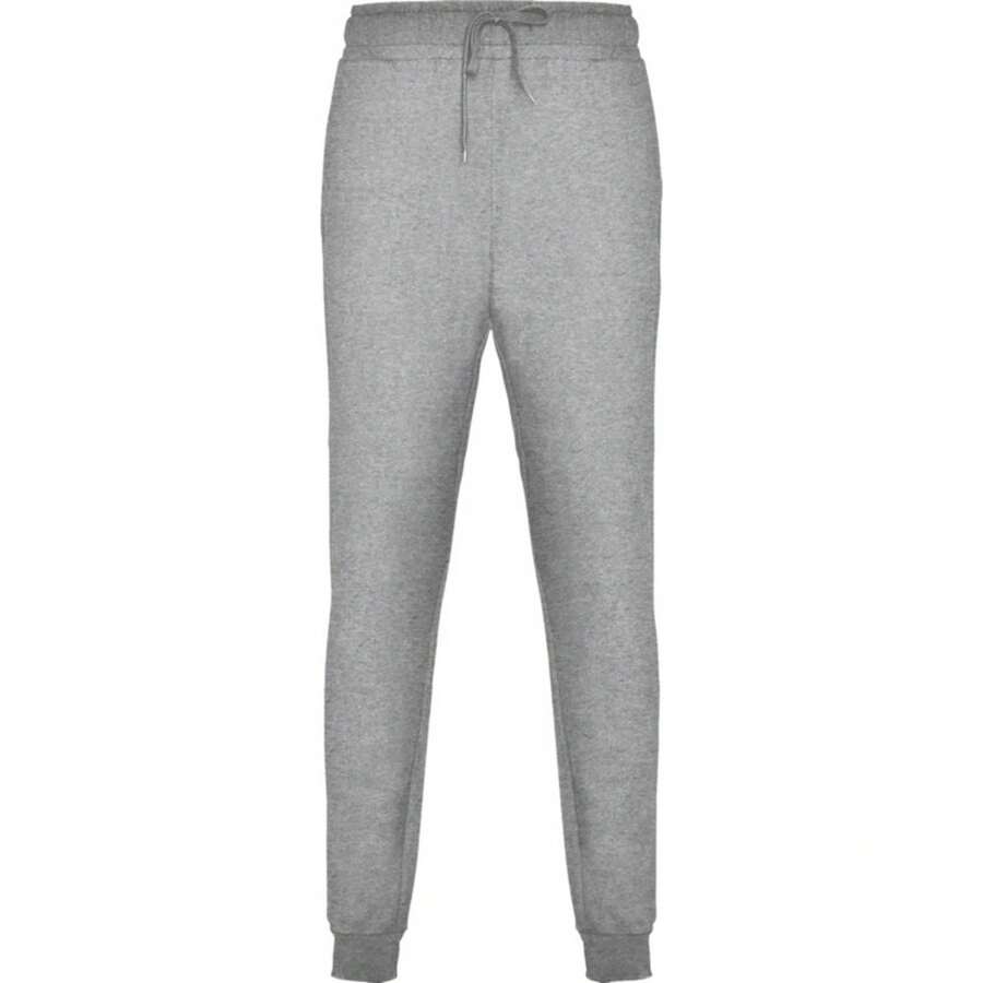Roly Mens Adelpho Trousers (Grey Marl) - 280gsm 60% Cotton/40% Polyester - Grey - View 1